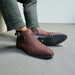 Premium Suede Chelsea Boot For Men’s Coffee
